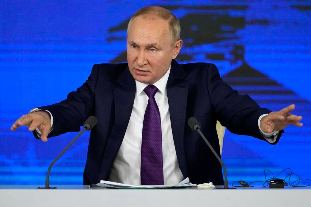 ALEXANDER ZEMLIANICHENKO / ASSOCIATED PRESS PHOTO
Russian President Vladimir Putin had not finished putting down a popular revolt in neighbouring Belarus when he had to send troops to suppress an uprising in Kazakhstan.