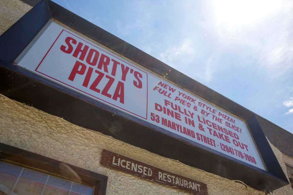 MIKE DEAL / WINNIPEG FREE PRESS PIZZA PLACE LIVES ON: Another pizza place, Shorty's Pizza from Hamilton, Ont., is moving into the former Bellavista at 53 Maryland Street at the intersection with Wolseley Avenue. See Malak Abas story 210607 - Monday, June 07, 2021.
