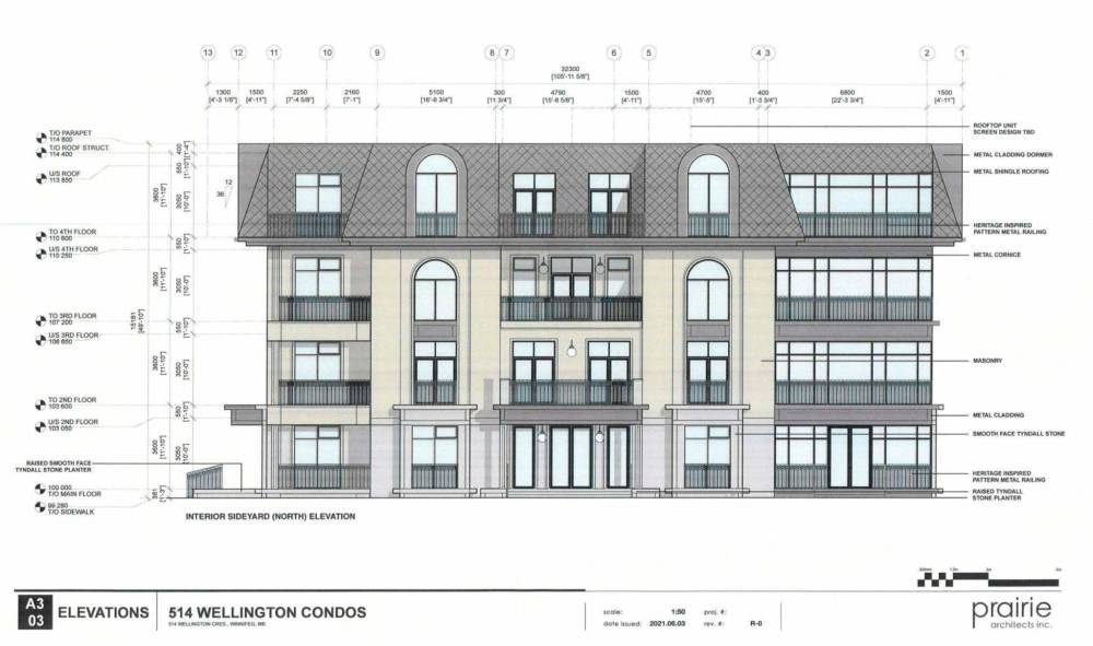 CITY OF WINNIPEG
Wellington Condos Rendering from city hall report of proposed development at 514 Wellington Crescent.