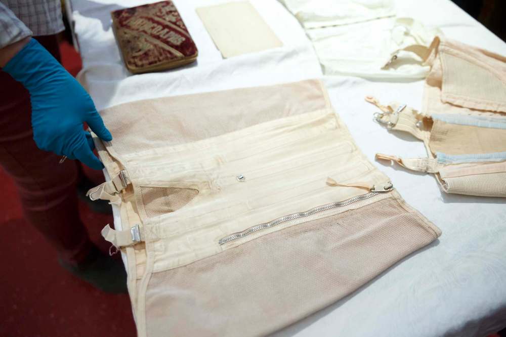 Ladies foundation garments made in Niagara Falls, Ont., from the 1950s. (Mike Deal / Winnipeg Free Press)