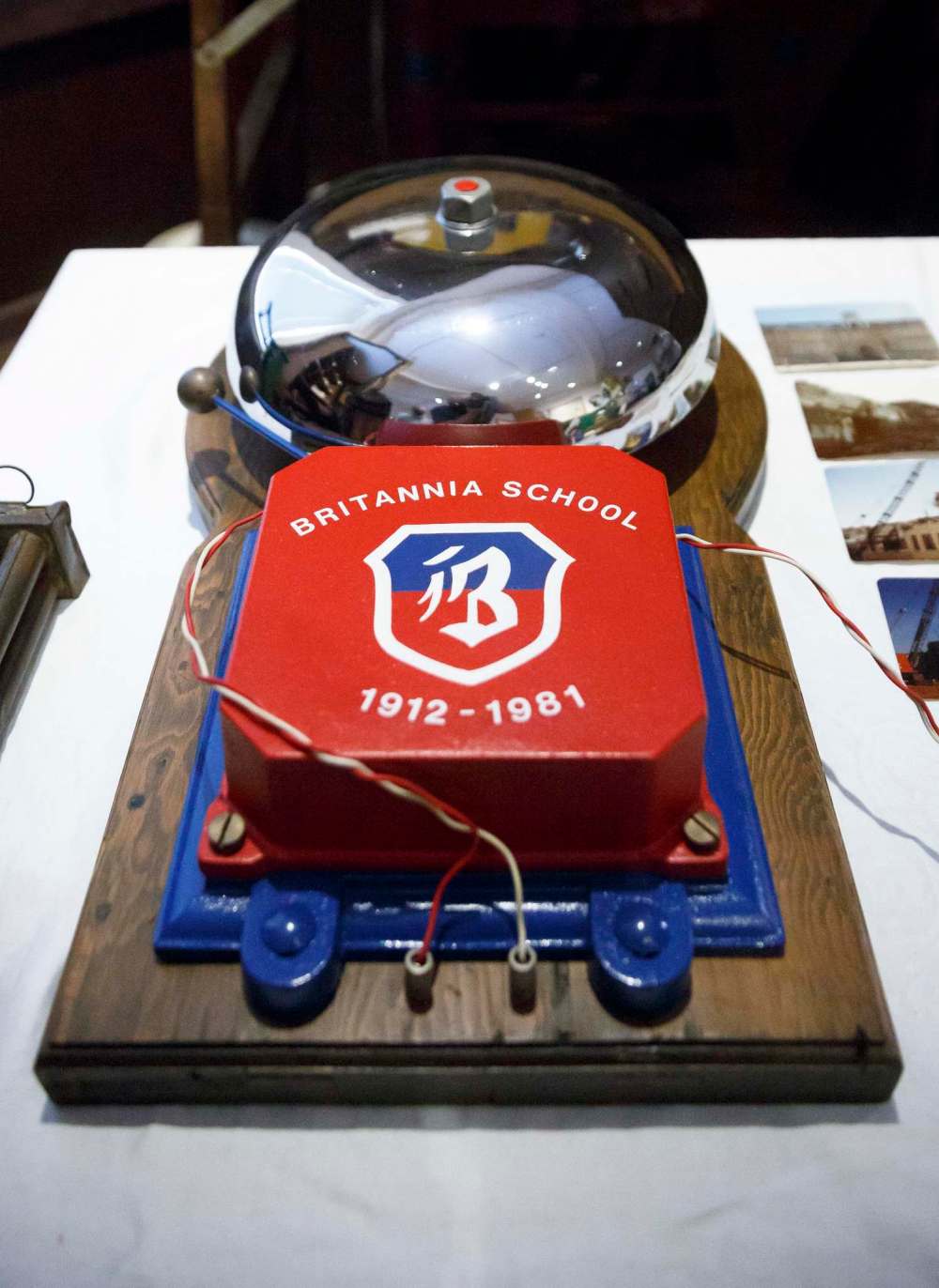 A bell from the Britannia School, which was one of the only things recovered after a fire destroyed the school in 1981. (Mike Deal / Winnipeg Free Press)