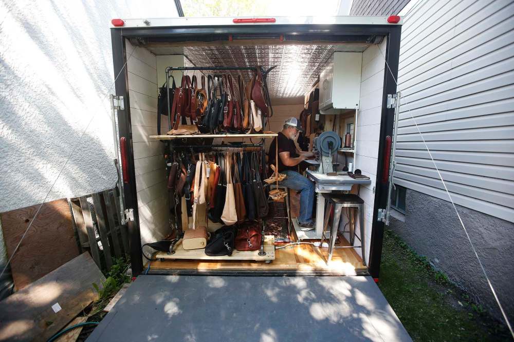 Chuck Allen operates out of a retrofitted cargo van dubbed the Chuckwagon.