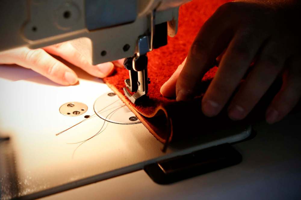 Allen learned his leather skills via what he jokingly refers to as YouTube University.