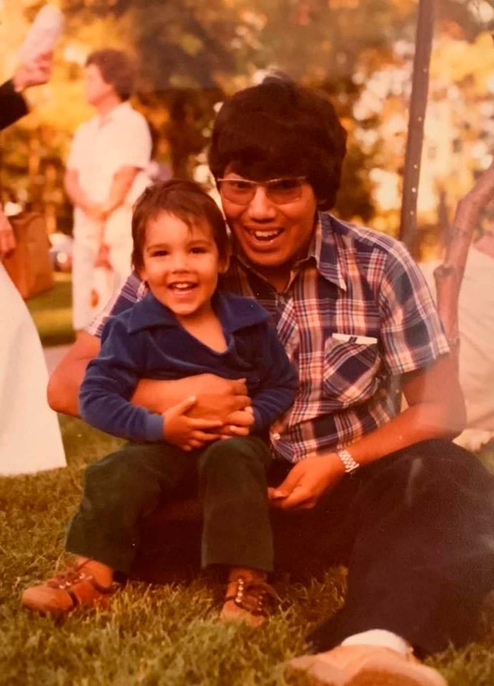 Supplied
Niigaan and his father, Murray Sinclair.