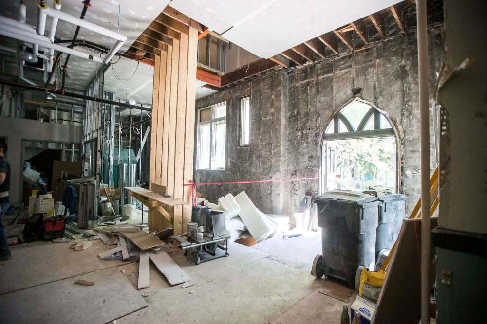 MIKAELA MACKENZIE / WINNIPEG FREE PRESS
The space that will become the child-care centre.