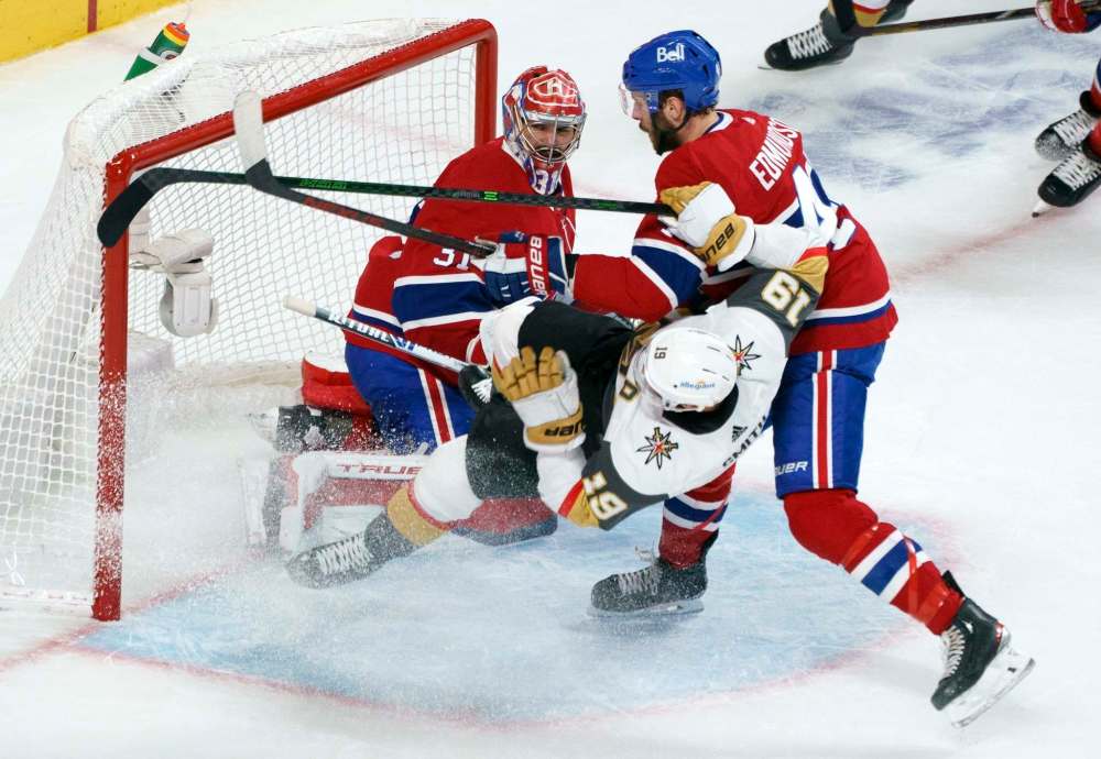 Paul Chiasson / The Canadian Press
Joel Edmundson, a big, strong defender who is a key part of Montreal's stifling success in their own end, hails from Brandon.