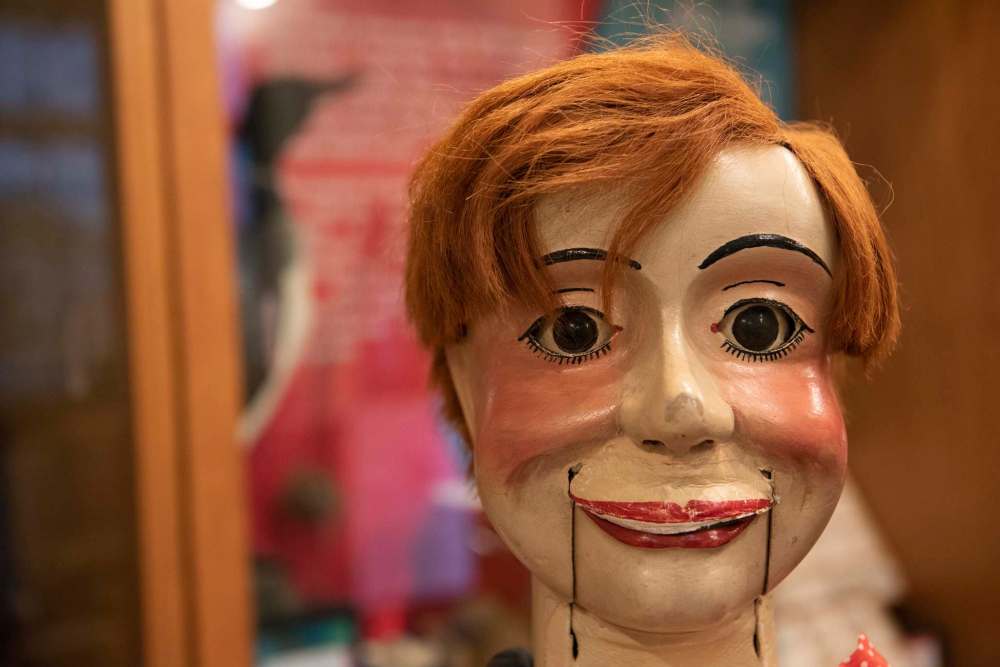 Jerry was Transcona lumberyard manager Melvin McMullen’s — a.k.a. Len Vintus’ — sidekick before spending the last two decades at the museum. (Alex Lupul / WInnipeg Free Press)