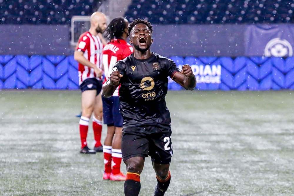 William Ludwick / Canadian Premier League
Ohin's goal ended up being the game winner as Valour went on to win 2-0 to improve to 3-0-0 on the year to put them at the top of the table in the eight-team league.