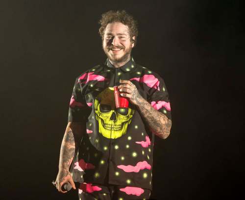 Post Malone's Maison No.9 rosé, a blend of four red grapes grown in the Mediterranean region of southern France, is the latest celebrity-backed wine to enter the Manitoba market. (Owen Sweeney / The Associated Press files)