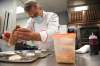 ALEX LUPUL / WINNIPEG FREE PRESS
Chef Travis Petersen prepares cannabis and cannabis-free versions of a French toast panna cotta.