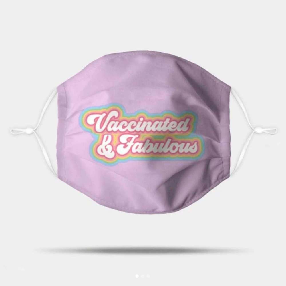 @kodiakmilly sells vaccination-themed goods such as masks, mugs and pins. (Instagram)