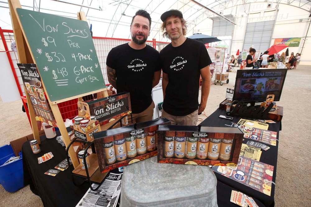 JOHN WOODS / WINNIPEG FREE PRESS
Kroeker, left, and Sengotta came up with the idea for their own business at Buffalo Point Resort.