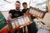 JOHN WOODS / WINNIPEG FREE PRESS
Business partners Landon Kroeker, left, and Rob Sengotta have six flavours of their Von Slick’s Finishing Butter.