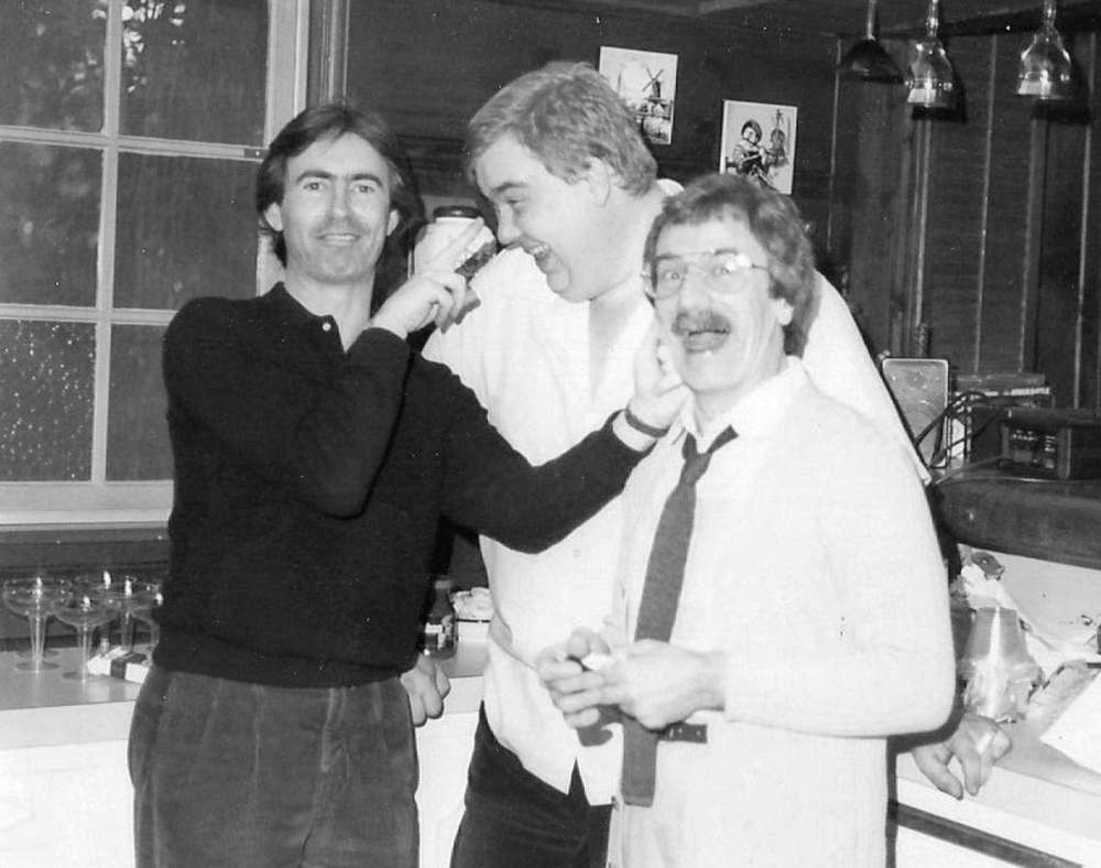 Supplied photo
In this photo, taken circa 1982, Steinberg (left) horses around with John Candy (centre) and Bill Saluga. Candy was staying at Steinberg’s guest house at the time, as the pair worked on creating the film Going Berserk. ‘To this day, I can’t believe (Candy)’s gone,’ Steinberg writes in Inside Comedy.