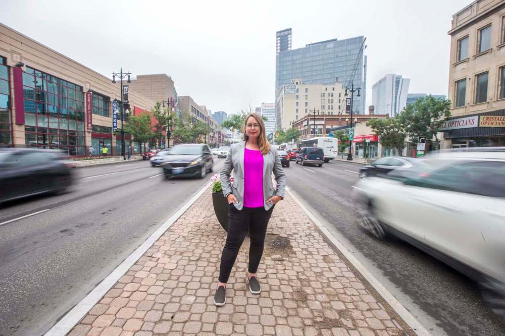 MIKAELA MACKENZIE / WINNIPEG FREE PRESS
Kate Fenske, executive director of the Downtown BIZ, says incentives to spur housing growth will be necessary in downtown recovery efforts.