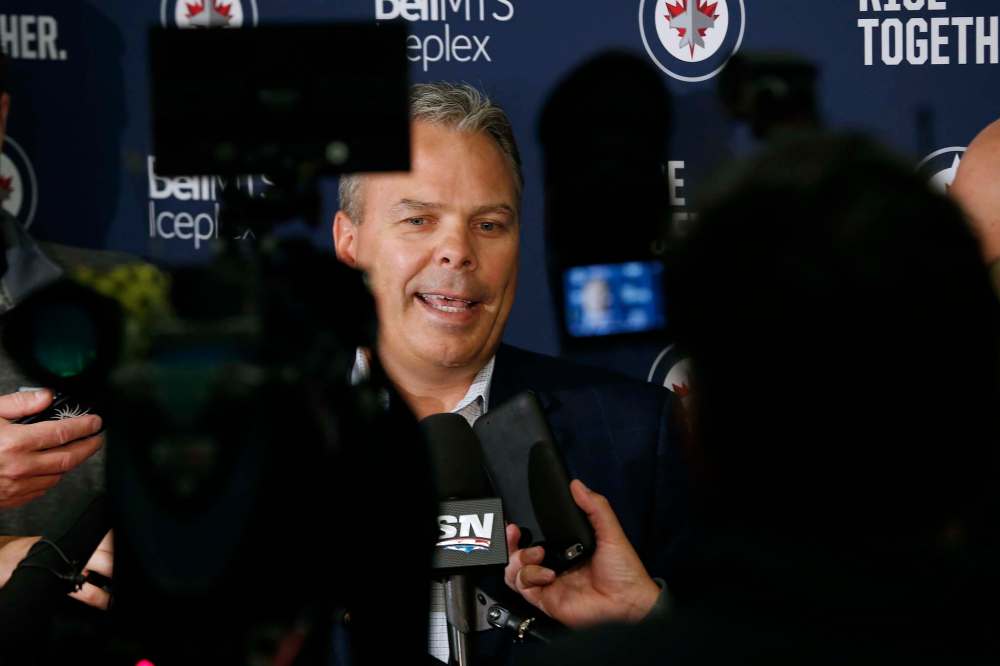 Winnipeg Jets GM Kevin Cheveldayoff. (The Canadian Press Files/John Woods)