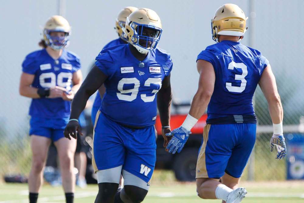JOHN WOODS / WINNIPEG FREE PRESS
Rose tried out with the New Orleans Saints as an undrafted free agent, but a severely pulled hamstring days into camp ended his NFL dream.