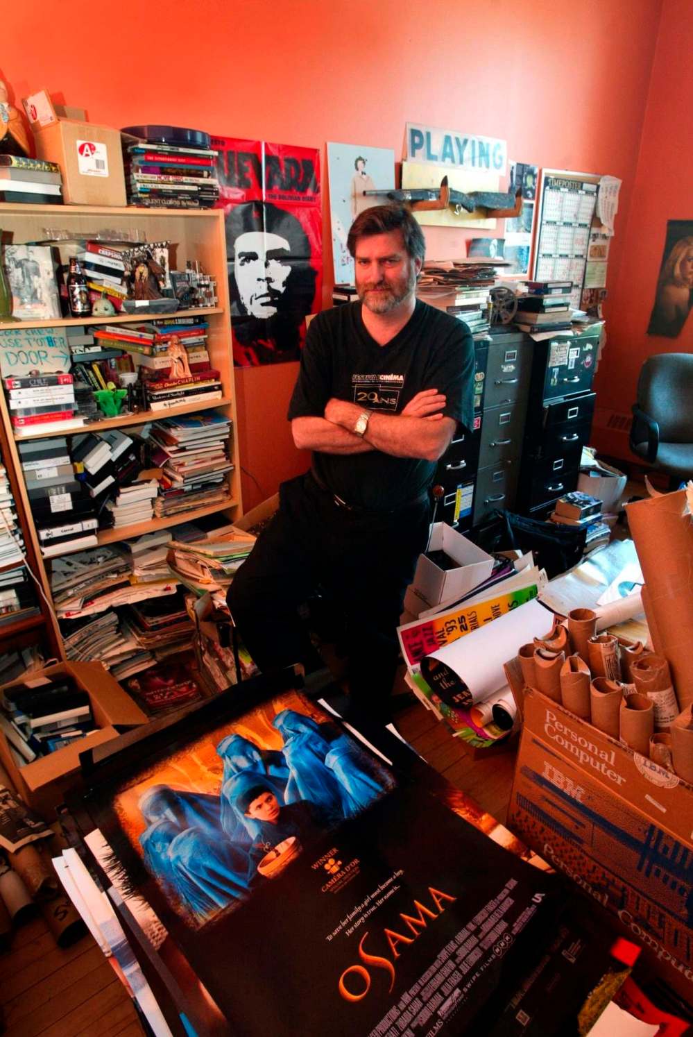 WAYNE GLOWACKI / FREE PRESS FILES 
Barber was notorious for his overstuffed office.