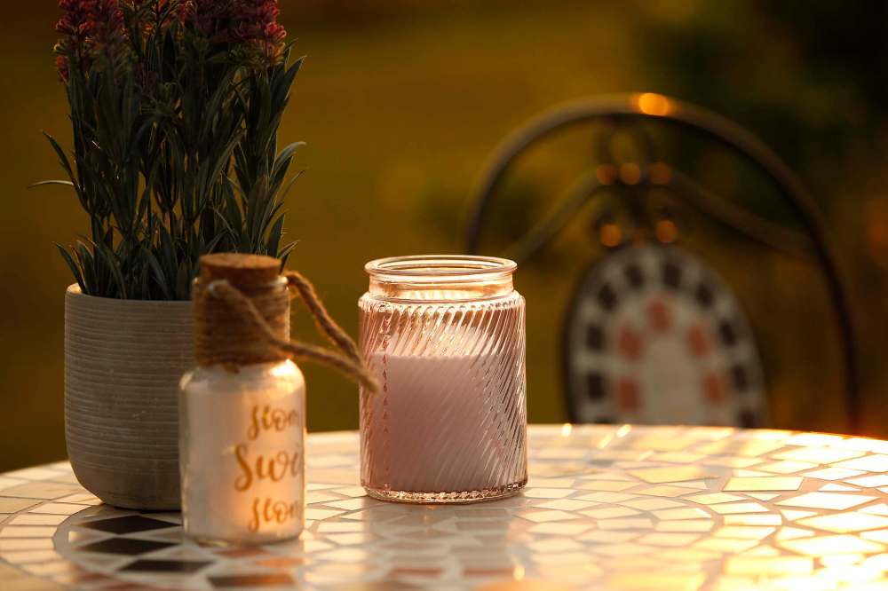The backyard glamping experience has many special features, from memory mattresses to throw pillows and champagne buckets.