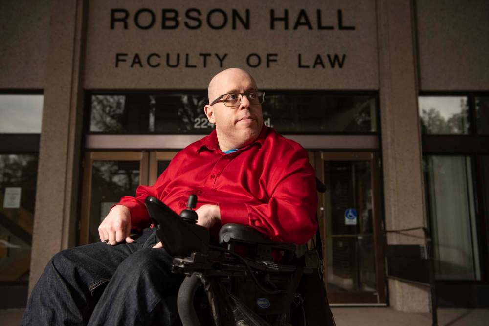 ALEX LUPUL / WINNIPEG FREE PRESS
Professor Darcy MacPherson says he didn’t want to be a lightning rod for incivility.