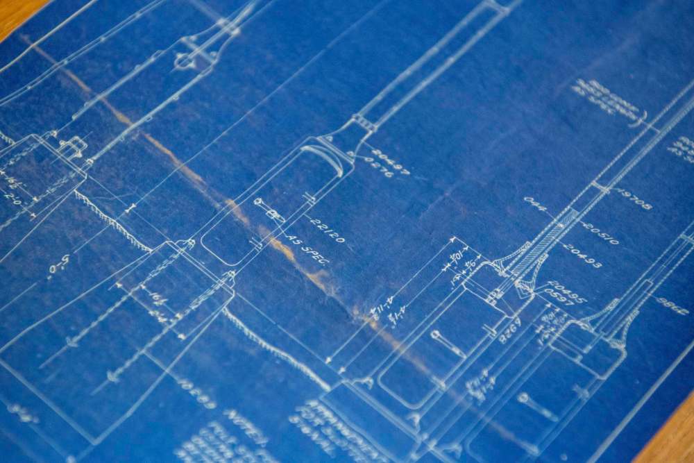 The museum’s board hopes to improve displays to show off archived artifacts such as blueprints for a railway semaphore signal system. (Alex Lupul / Winnipeg Free Press)