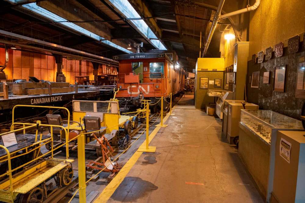 Established more than four decades ago, the Winnipeg Railway Museum has operated from a rail shed at the Via Rail Station for about the last quarter century. (Alex Lupul / Winnipeg Free Press)