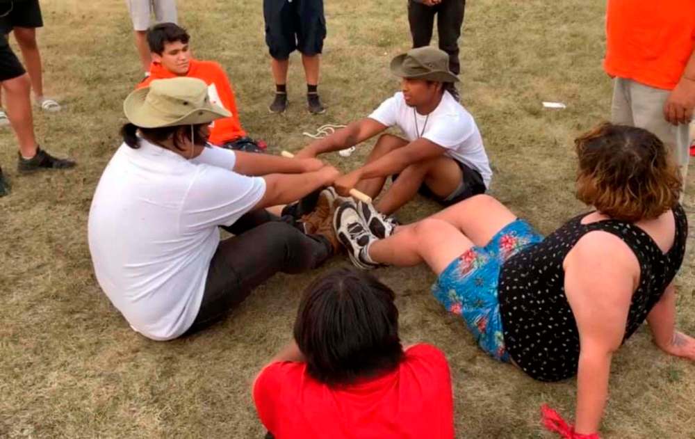 “Anishiative really helps with finding your voice and knowing that you are accepted in the world. No matter what — you can do what you want to do,” said Kayla Bowman who was introduced to the camp through a school-arranged job placement in the city. (Supplied)