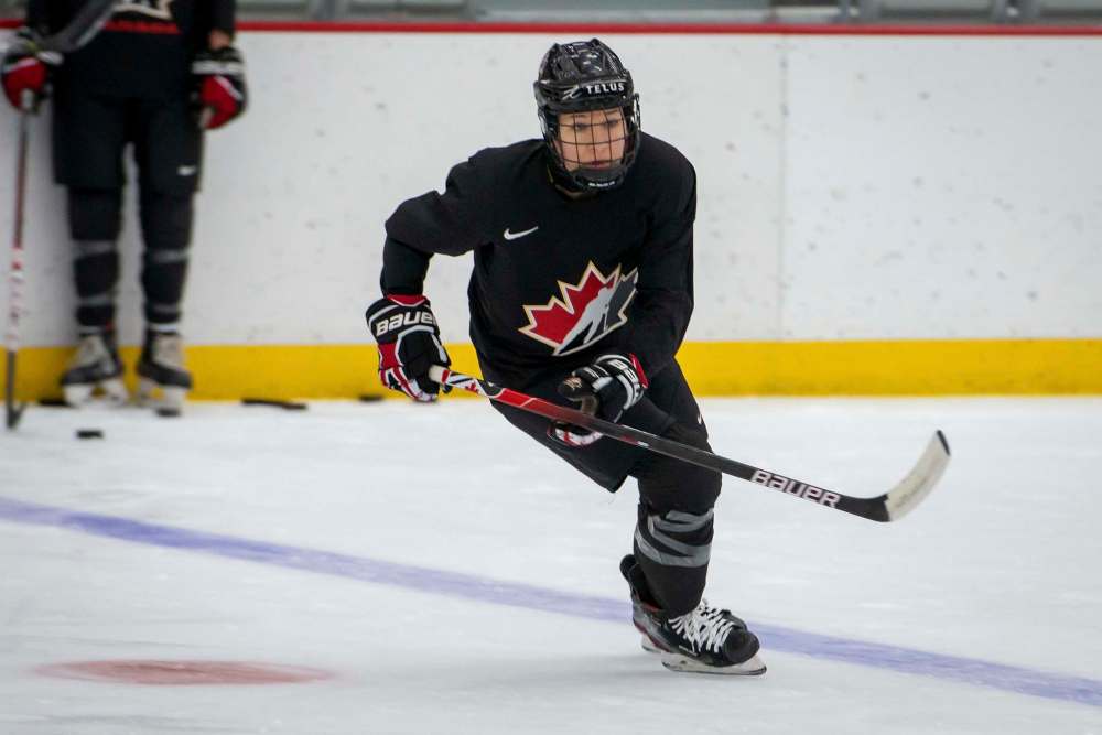 Matthew Murnaghan / Hockey Canada
Jocelyne Larocque is an alternate captain and the most veteran player on the squad.