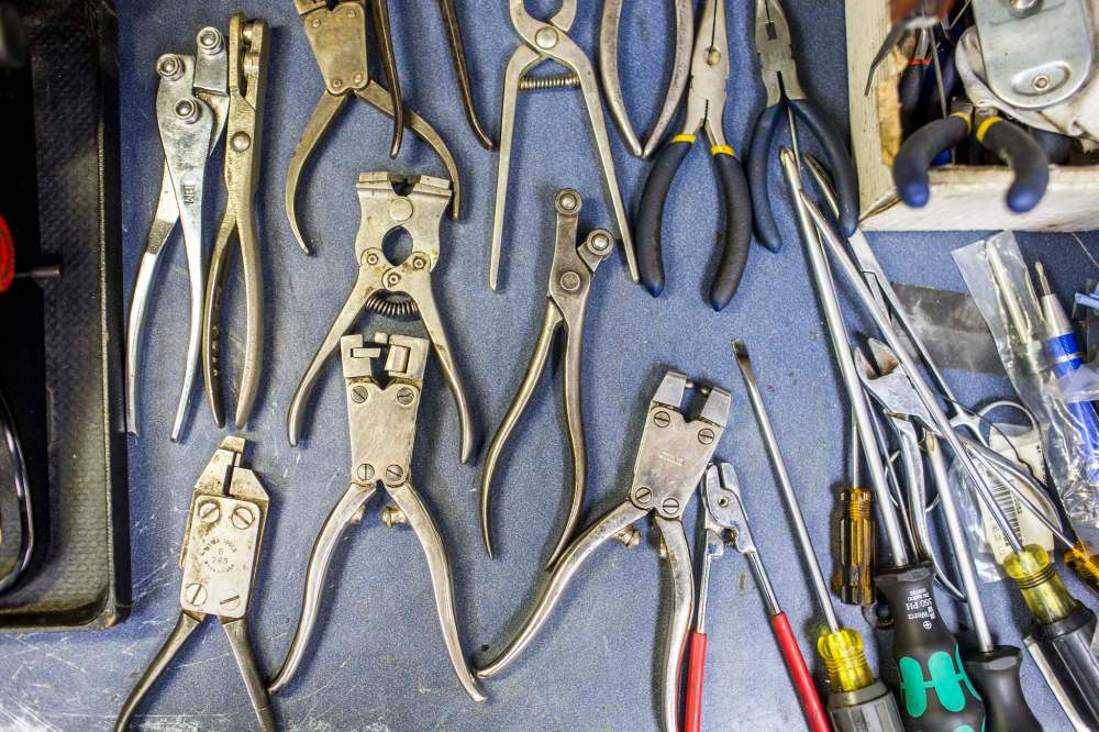 MIKAELA MACKENZIE / WINNIPEG FREE PRESS
Some of Gephter's specialized typewriter repair tools.