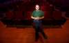 MIKE DEAL / WINNIPEG FREE PRESS
Author Andrew Davidson in the former Ellice Theatre, now the Gargoyle, which he hopes becomes a venue for new or experimental theatre.