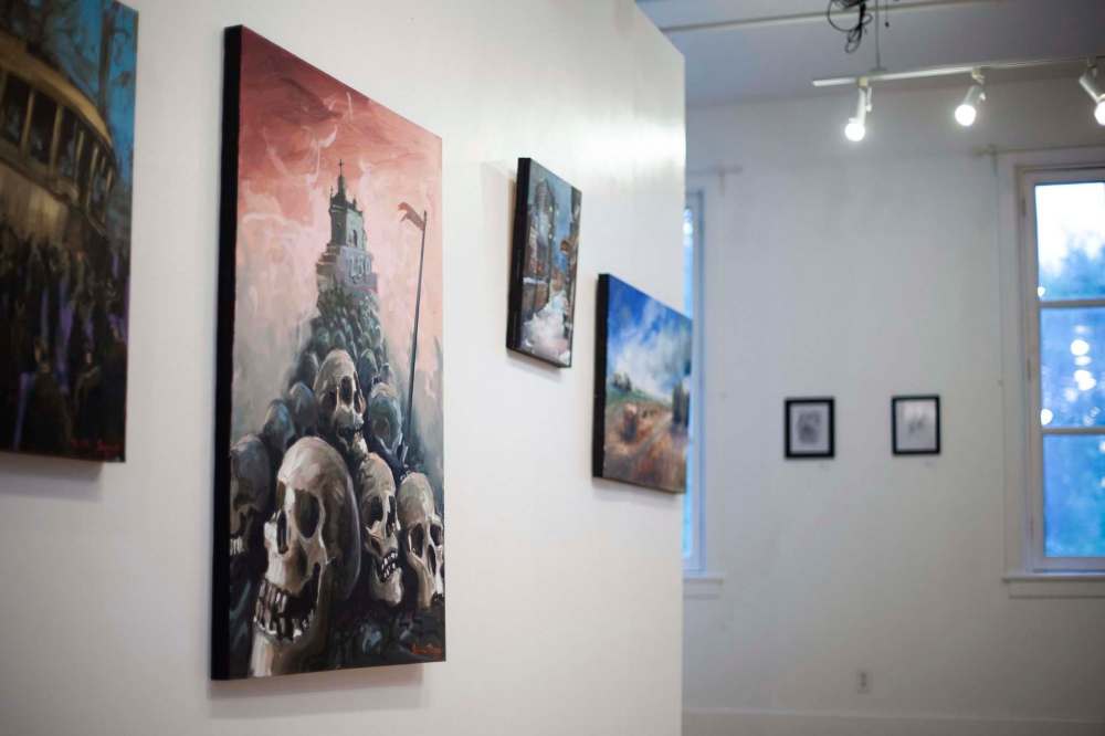 Daniel Crump / Winnipeg Free Press
The Raising New Voices mentorship program saw nine artists work with mentors over the spring and summer to prepare and showcase pieces at Gerryfest 2021. The project, inspired by Gerry Atwell’s commitment to art mentorship, aimed to provide opportunities for emerging artists from communities typically underrepresented in the arts world. September 2, 2021.