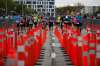 JOHN WOODS / WINNIPEG FREE PRESS
Runners wait to enter corrals at the start at the Manitoba Marathon.