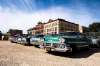 MIKE SUDOMA / Winnipeg Free PressVintage Cars from the 1940’s to 1960’s lined up in a lot waiting for their chance to be used on the set of a new horror movie titled “Dark Harvest” filmed in downtown Winnipeg. The film is a screen adaptation of a Norman Partridge horror novel of the same name.September 10, 2021