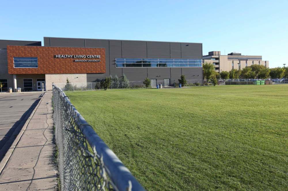 (Tim Smith/The Brandon Sun) The Brandon University Bobcats soccer pitch.