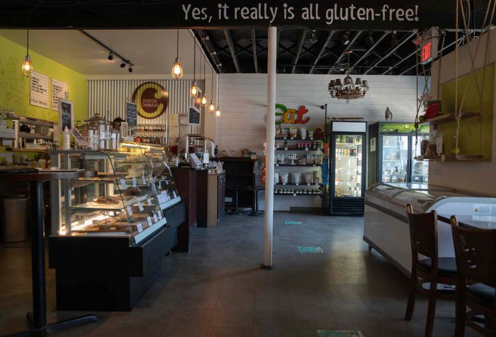 Cocoabeans makes it clear: Yes, it really is all gluten-free! (Jessica Lee / Winnipeg Free Press)