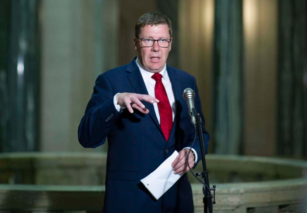 Saskatchewan Premier Scott Moe had to re-introduce restrictions. (Mark Taylor / The Canadian Press files)