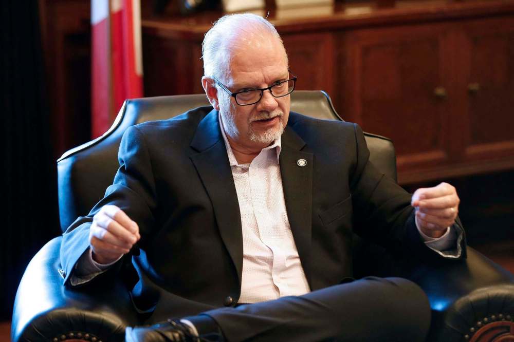 JOHN WOODS / WINNIPEG FREE PRESS
Goertzen made it clear that government has introduced measures such as vaccine mandates that infringe on the rights of unvaccinated Manitobans out of necessity, not preference.