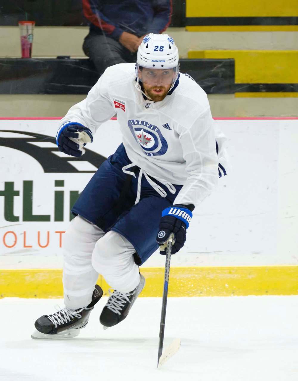MIKE DEAL / WINNIPEG FREE PRESS
Jets captain Blake Wheeler is out of action until he recovers from COVID-19.