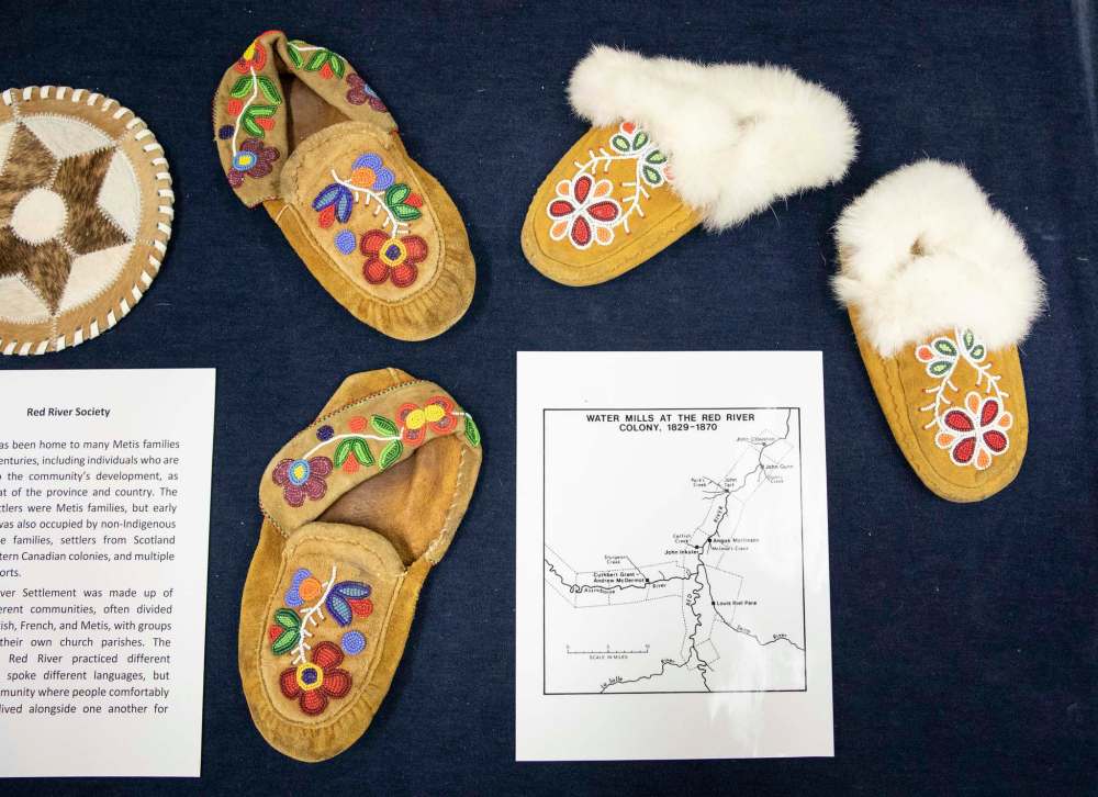 Intricate beadwork is a museum feature. (Jessica Lee / Winnipeg Free Press)