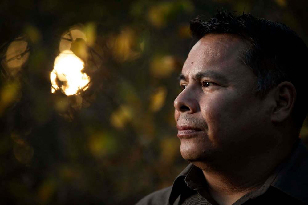 Bradford Bilodeau, a Sixties Scoop survivor, is photographed at his home in Beausejour. (John Woods / Winnipeg Free Press)