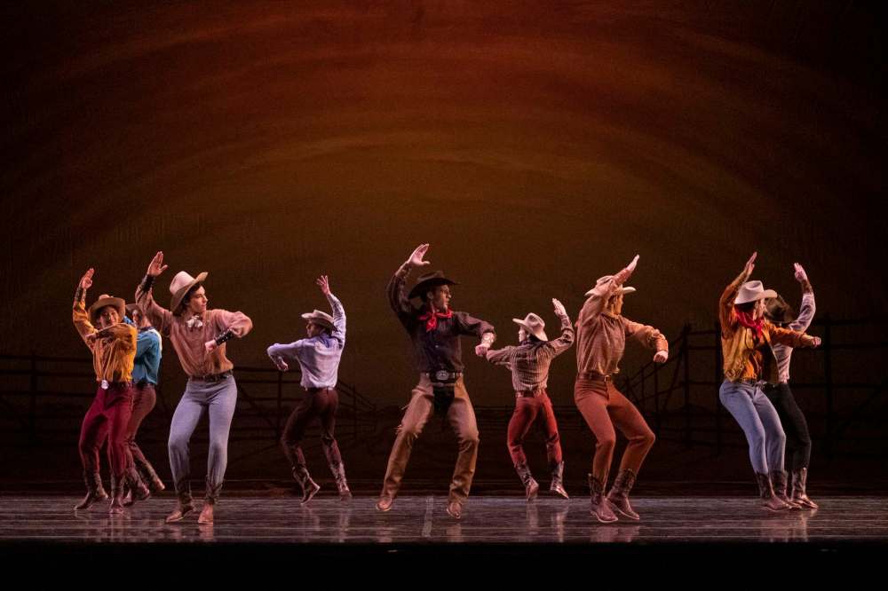 Daniel Crump / Royal Winnipeg Ballet The Royal Winnipeg Ballet performs Rodeo at the Centennial Concert Hall in Winnipeg. October 14, 2021.