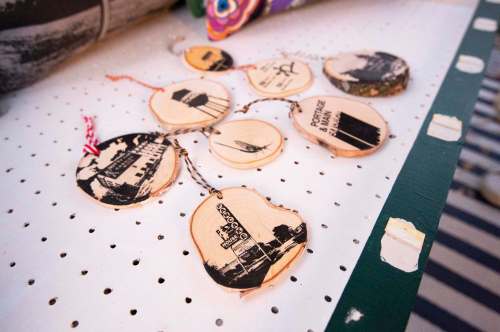 MIKE SUDOMA / Winnipeg Free Press
Christmas tree ornaments hand made by Roy Liang, owner of Winnipeg North of Fargo
October 20, 2021