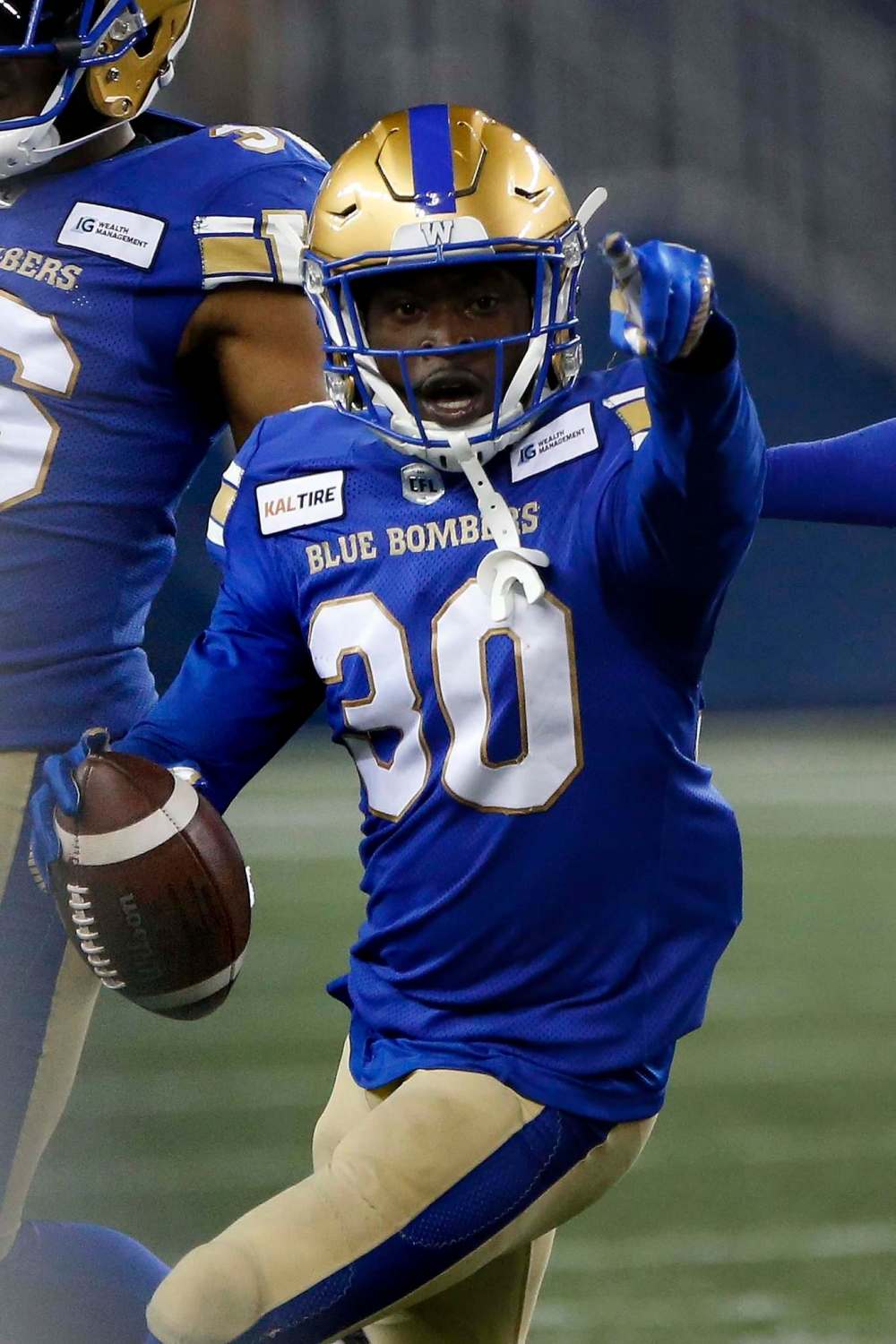 John Woods / The Canadian Press files
Defensive standout Winston Rose is back with the Blue and Gold.