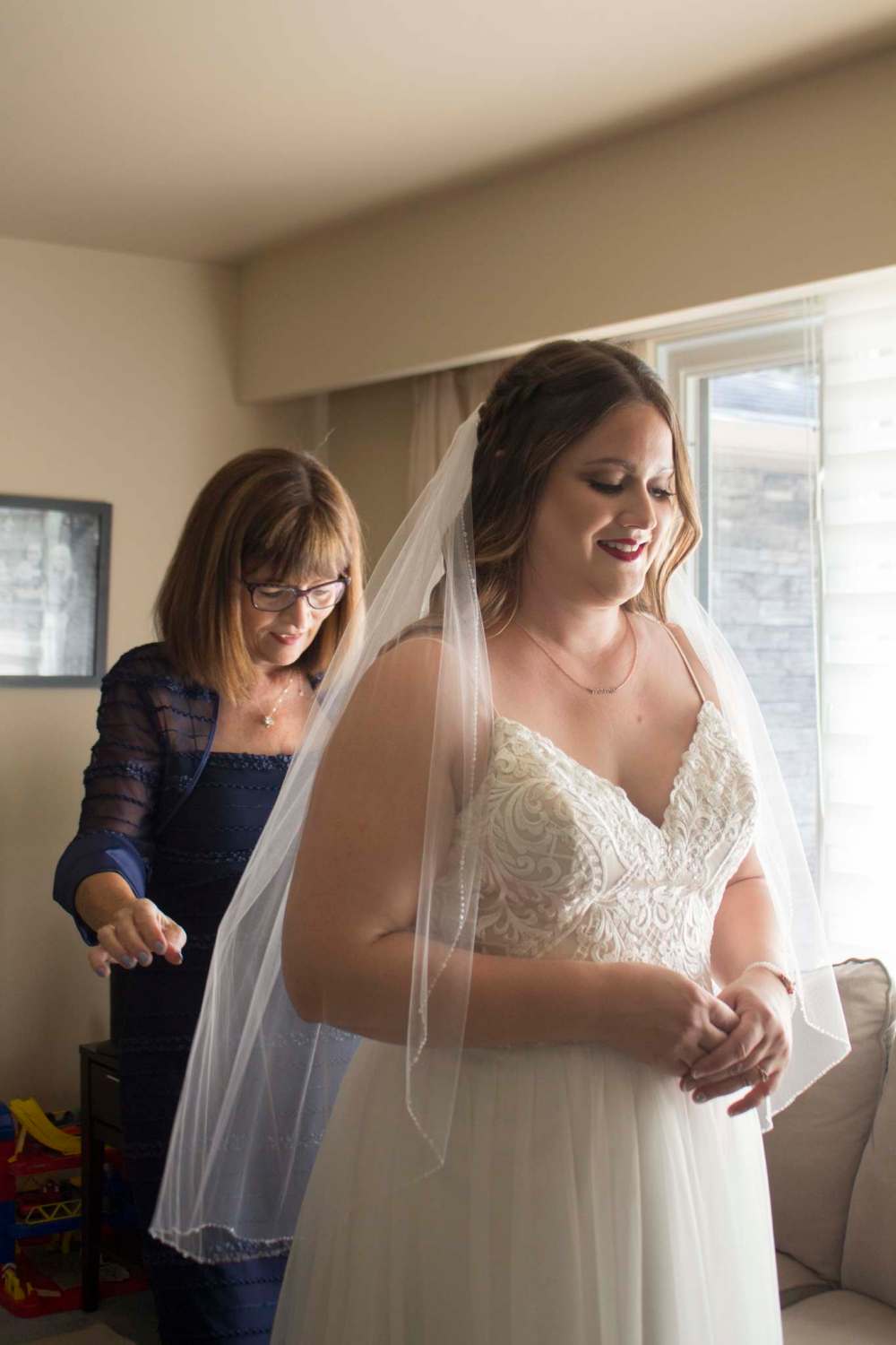 ‘Dream come true’: With chemo set to start just two weeks after her diagnosis, Hailey Belluk was ready to postpone her upcoming wedding. But her mother, Janet Belluk (left), and sister Randi Stevens made it happen in just seven days. (Supplied)