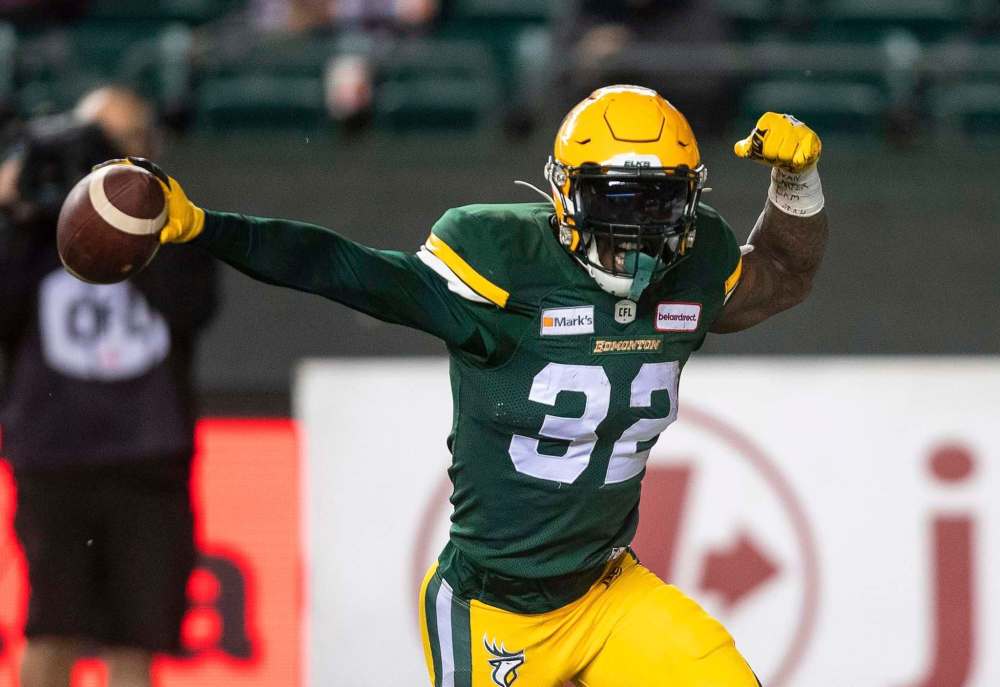 Jason Franson / The Canadian Press Files
Edmonton Elks' James Wilder Jr..