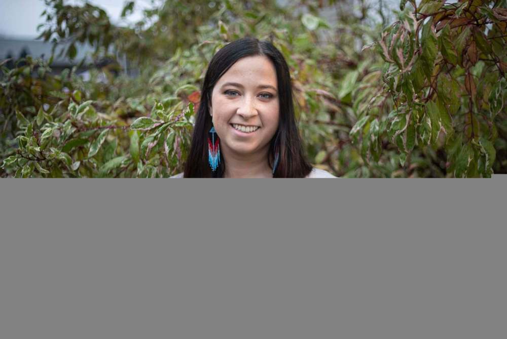 JESSICA LEE / WINNIPEG FREE PRESS University of Manitoba student Gabrielle Fontaine is working on a device that could be used to detect breast cancer in remote communities.