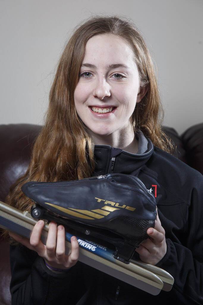 Alexa Scott will skate in teampursuit. (Mike Deal / Winnipeg Free Press files)