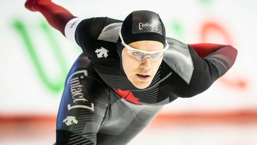 Tyson Langelaar has realized his childhood dream— competing at the Olympics. (Dave Holland / Speed Skating Canada files)