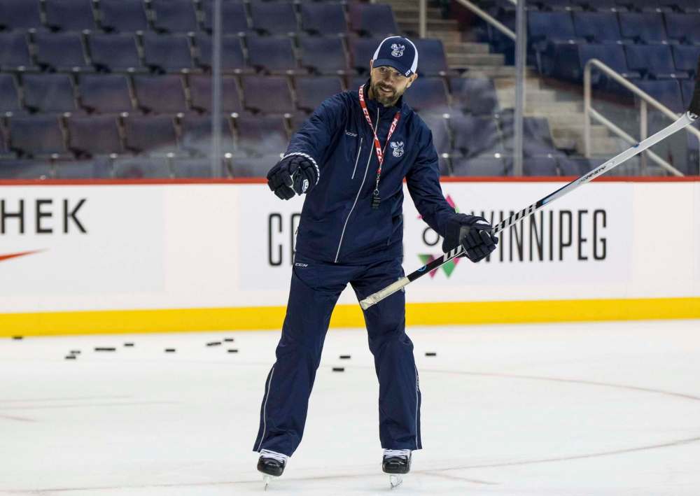 Mike Deal / Free Press files
Columbus Blue Jackets assistant coach Pascal Vincent coached many of the Jets mainstays when they played for the Manitoba Moose.