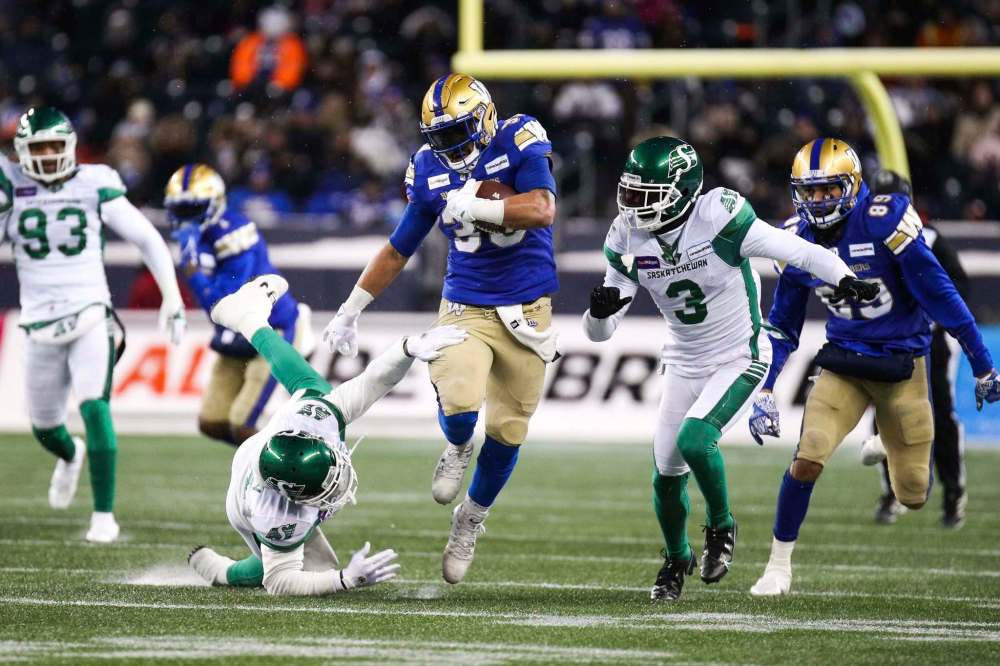 Daniel Crump / Free Press files
Harris has been named a West Division all-star six times and a CFL all-star five times.